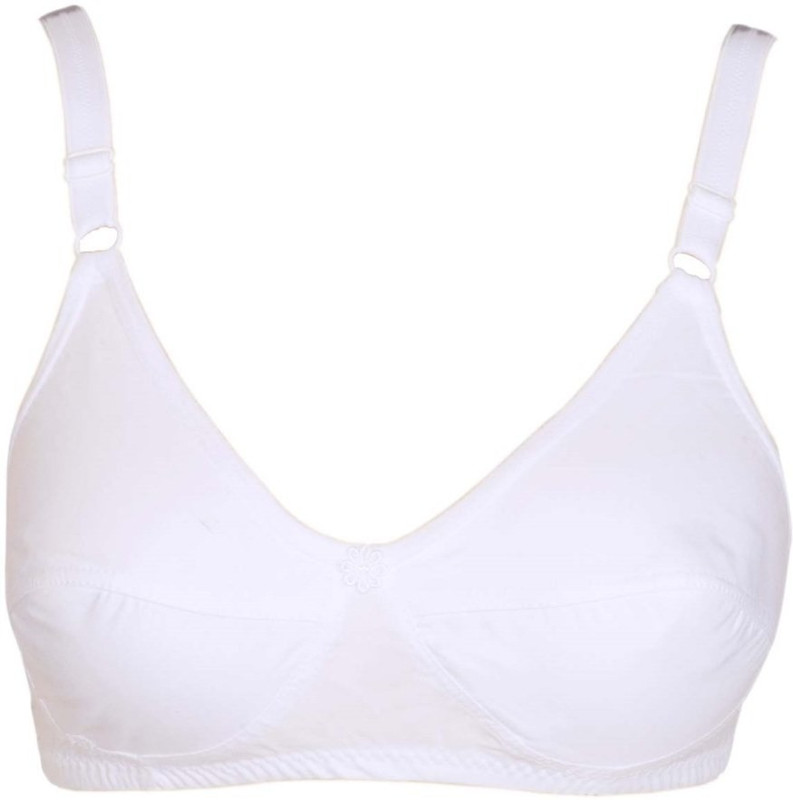 Teeny Bopper Fashion Women Minimizer Bra(White)