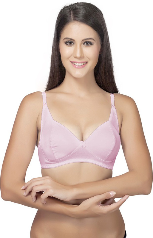 Sherry Varsha Women Full Coverage Bra(Pink)