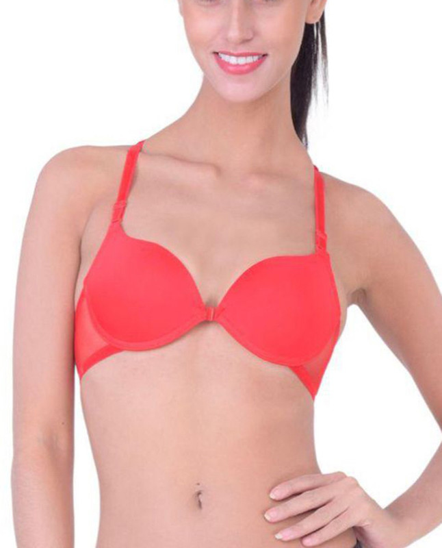 Pavvoin Women Push-up Bra(Red)