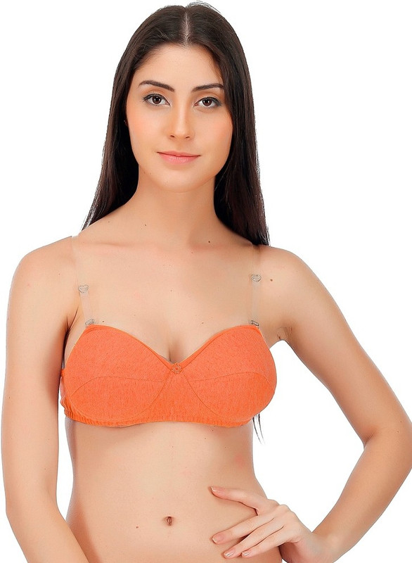 Fabme Padded Women Balconette Heavily Padded Bra(Multicolor)