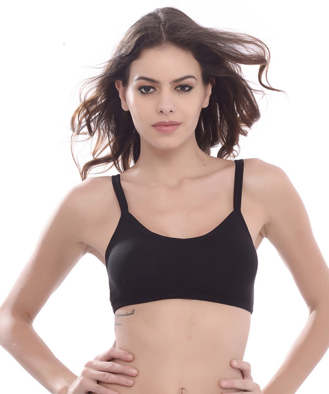Ploomz byPloomz fashion Women Bralette Lightly Padded Bra(Black)