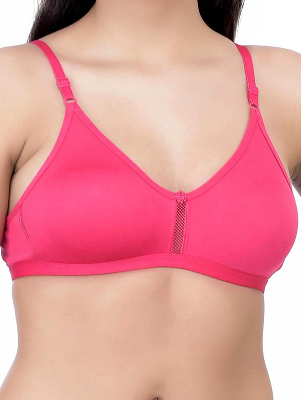 Lure Wear Women Push-up Non Padded Bra(Red)