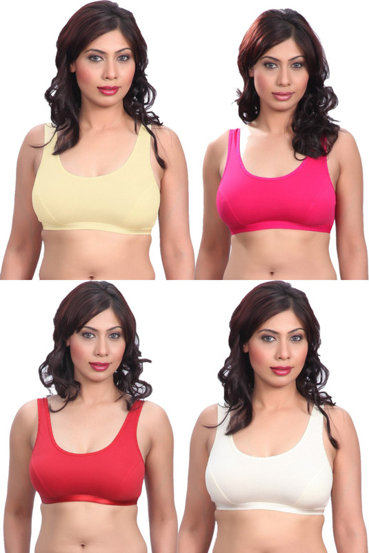 Selfcare New Combination Of Colors Women Sports Bra(Multicolor)