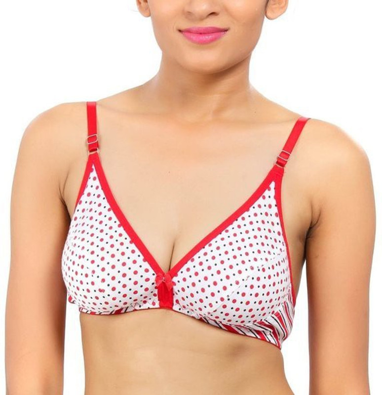 Fabme Padded Women Push-up Heavily Padded Bra(Red)