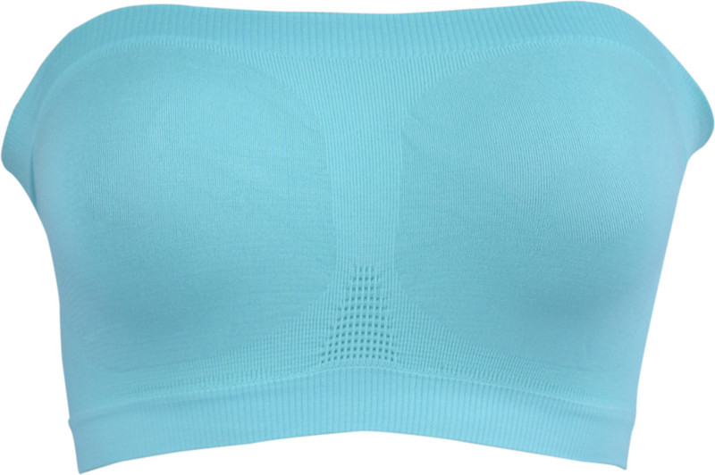 Springo Tany Firozi Women Tube Non Padded Bra(Blue)