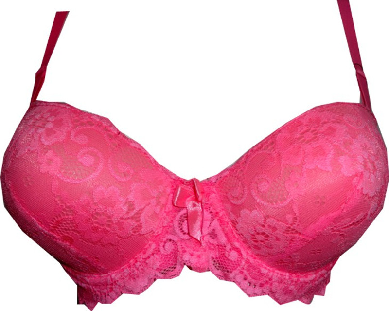 Yadaili Women Push-up Lightly Padded Bra(Pink)