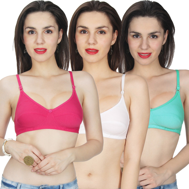 Teeny Bopper Women Minimizer Non Padded Bra(Multicolor)
