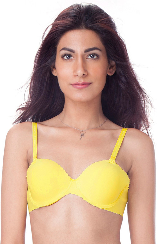 PrettySecrets Miracle Fit Women Push-up Bra(Yellow)