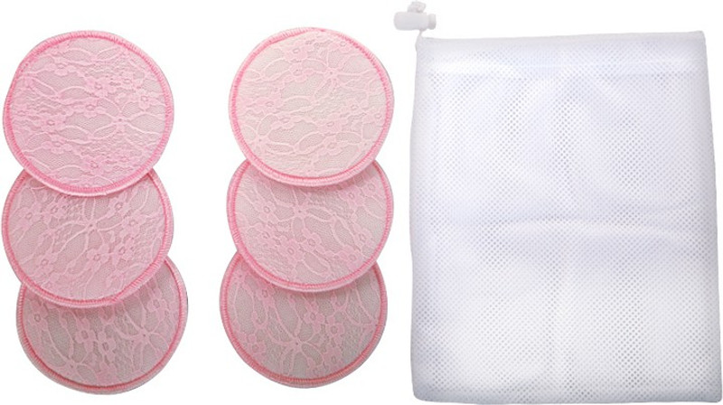 MeeMee Washable Cotton Maternity Breast Pads(6 Pieces)