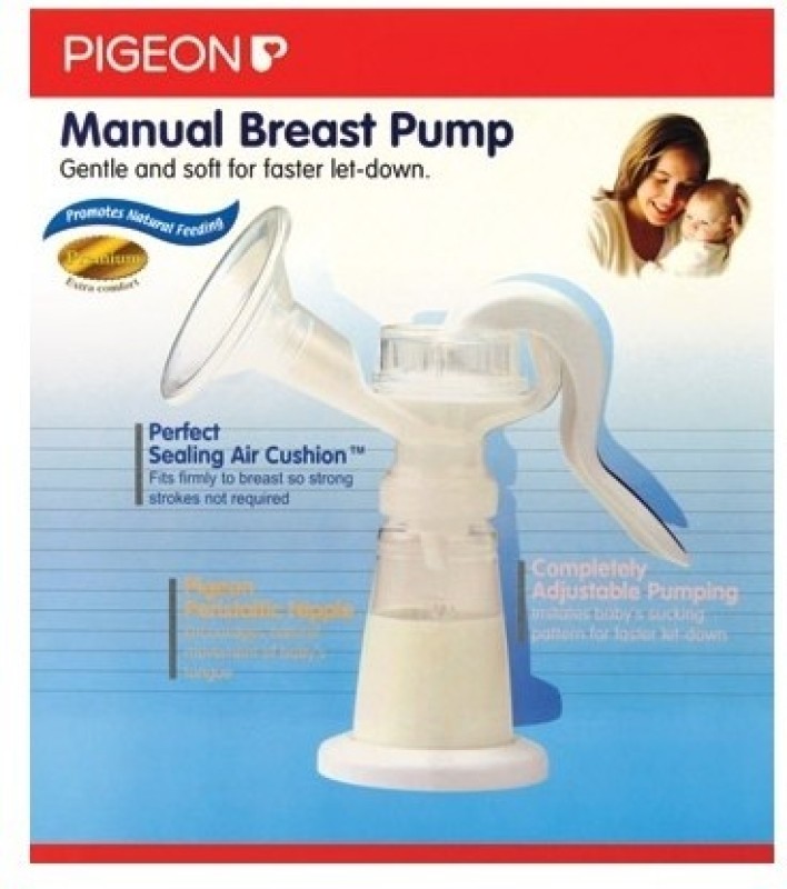 Pigeon Natural-Fit Manual Breast Pump - Manual(White)