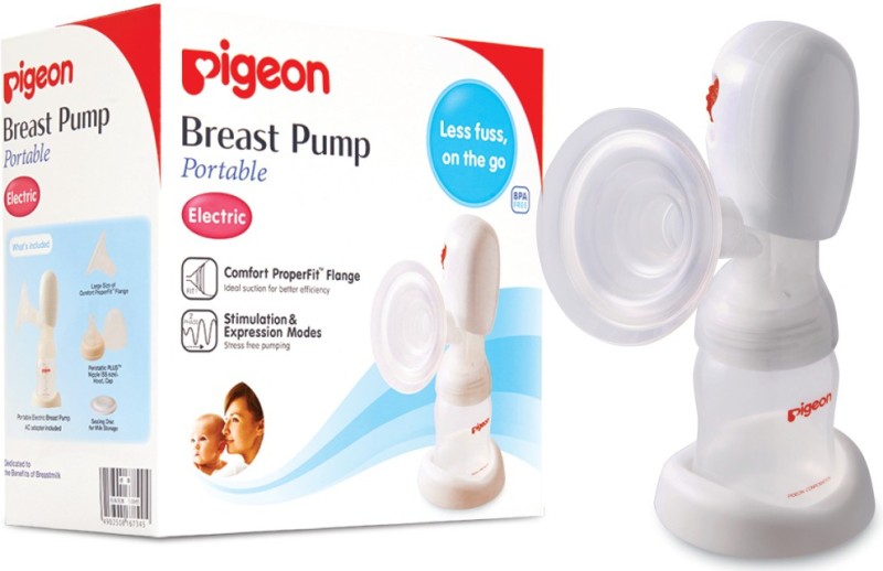 Pigeon Portable Breast Pump - Electric(White)