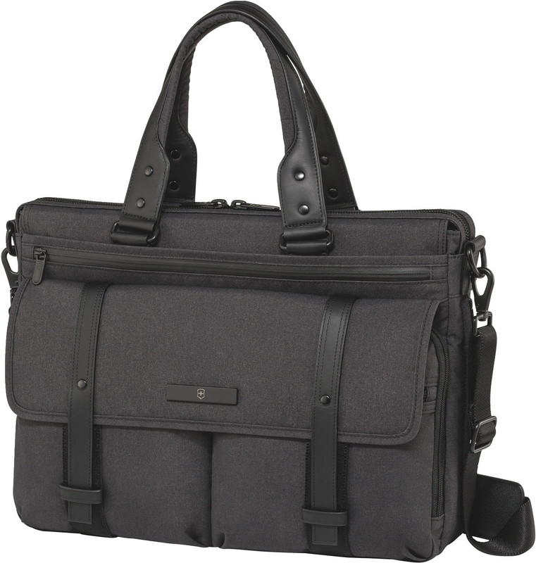 Victorinox Brunswick Medium Briefcase - For Boys(Grey)