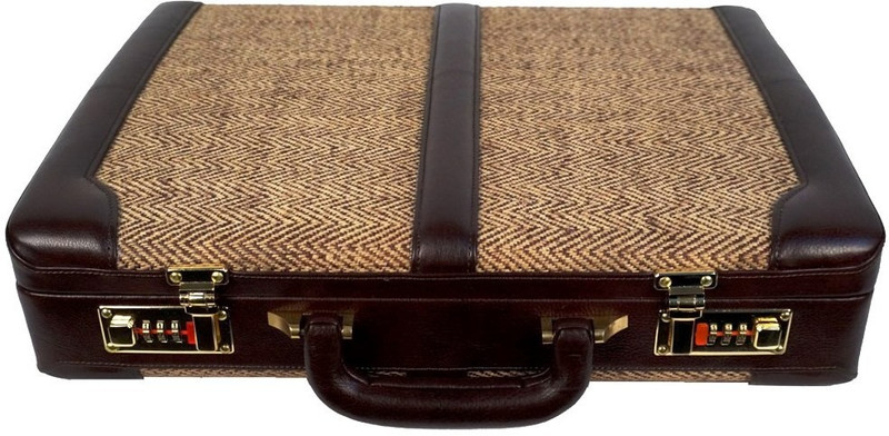 Clubb Class Medium Briefcase - For Men(Brown)