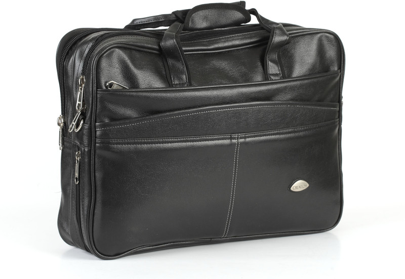 Creation FF-22-VXL Large Briefcase - For Men(Black)
