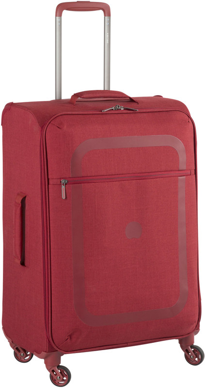 Delsey Dauphine 2 55Cm Carry-On Trolley Luggage (Red) Small Briefcase - For Men & Women(Red)