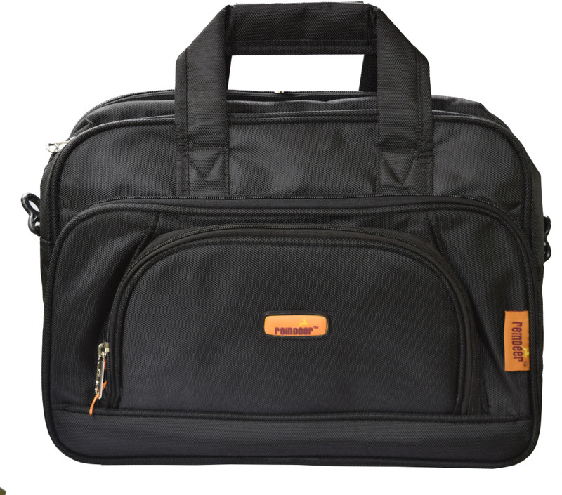 Reindeer 3004 Large Briefcase - For Men(Black)