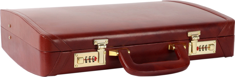 Rambler Leather Mini Overnighter Cognac Medium Briefcase - For Men(Brown)
