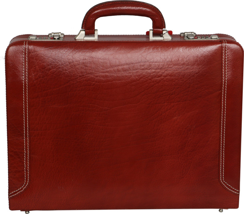 C Comfort Genuine Leather Office Bag Medium Briefcase - For Men(Multicolor)