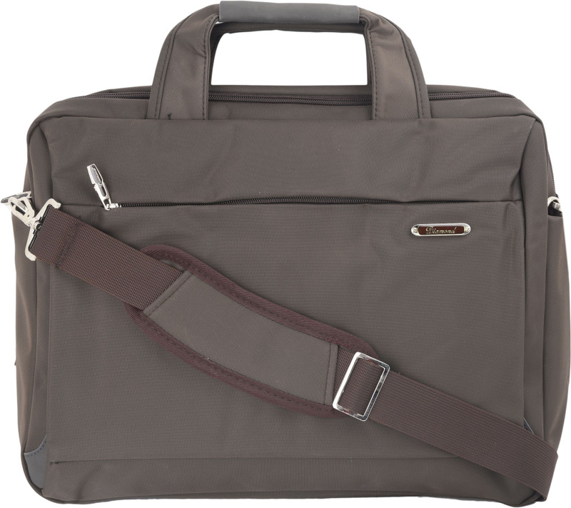 JOURNEY9 FC16137 BRN Medium Briefcase - For Men(Brown)