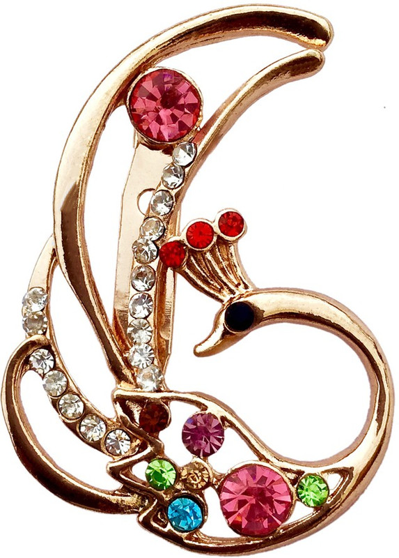 B-Fashionable Swan Peacock Brooch(Multicolor) B-Fashionable Swan Peacock Brooch(Multicolor)