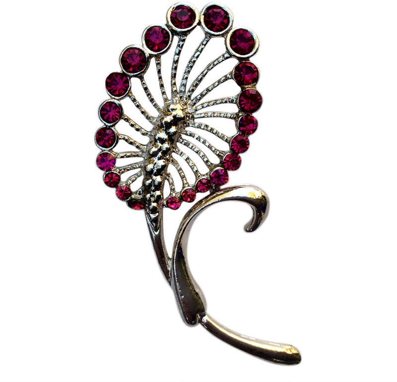 B-Fashionable Oval Flower Brooch(Pink) B-Fashionable Oval Flower Brooch(Pink)