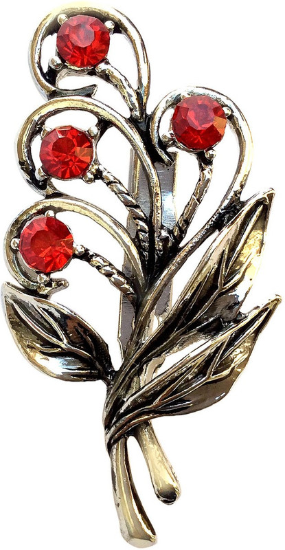 B-Fashionable Flowering Leaves Brooch(Red) B-Fashionable Flowering Leaves Brooch(Red)