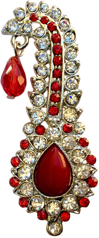 B-Fashionable Drop Bead Kilangi Brooch(Red) B-Fashionable Drop Bead Kilangi Brooch(Red)