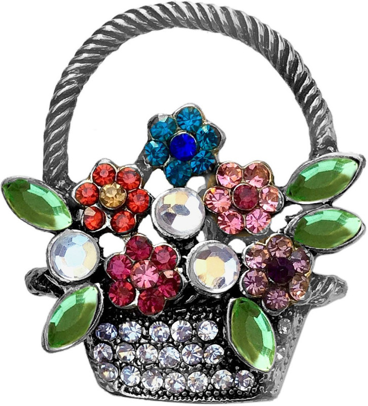 B-Fashionable Flower Basket Brooch(Multicolor) B-Fashionable Flower Basket Brooch(Multicolor)