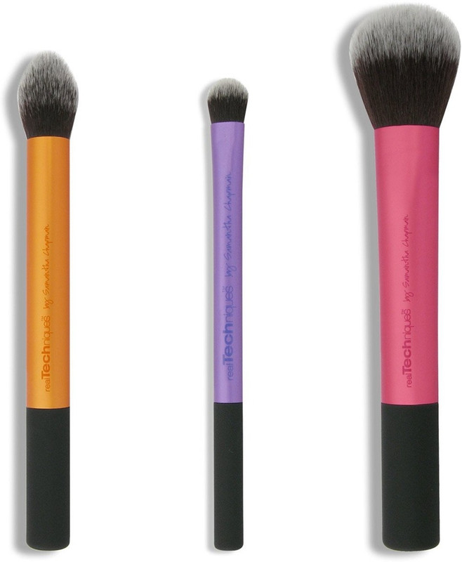 Real Techniques Travel Essentials Brush Set(Pack of 3) RS.515 (73.00% Off) - Flipkart
