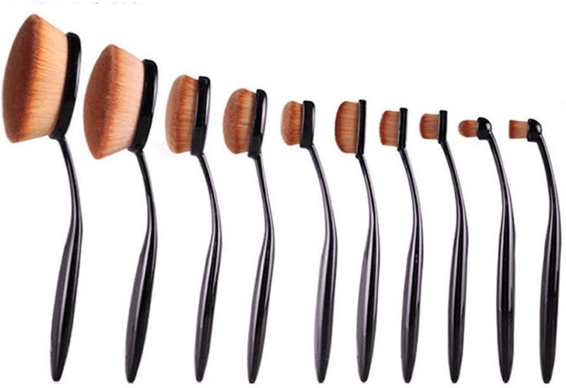 Cosmix Stores Set Of 10 Oval Tooth Brush Mermaid Multi Purpose Brush(Pack of 10)