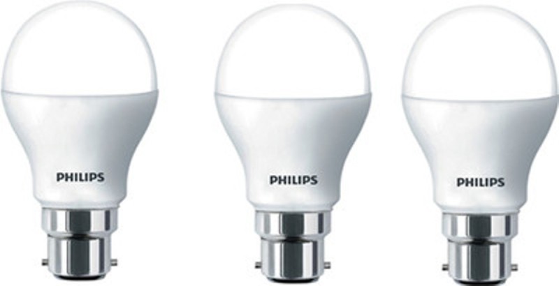 Philips 7 W Spiral B22 LED Bulb(White, Pack of 3)