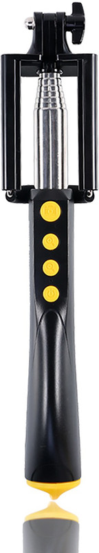 Hewitt Bluetooth 4.0 Wireless Selfie Stick Hwss-Rpp2 Camera Remote Control(Black With Exclusive Yellow Buttons)