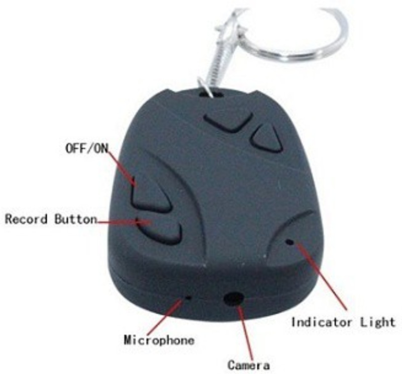 Autosity Detective Security Spy Key Chain Spy Camera Camcorder(Black) RS.999 (88.00% Off) - Flipkart