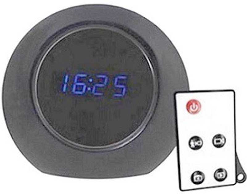 AUTOSiTY Detective Survilliance Black Digital Table Clock Spy Camera Product Camcorder(Black)