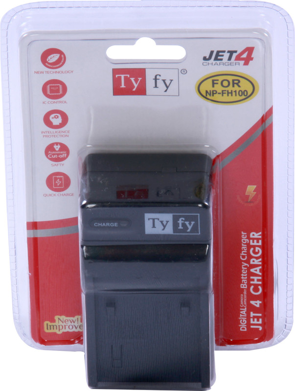 Tyfy FH100 Jet 4 Camera Battery Charger(Black)