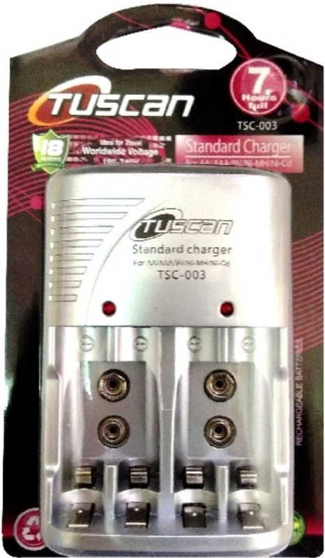 Tuscan TSC-003 AA/AAA/9V Ni-Mh Battery Charger Camera Battery Charger