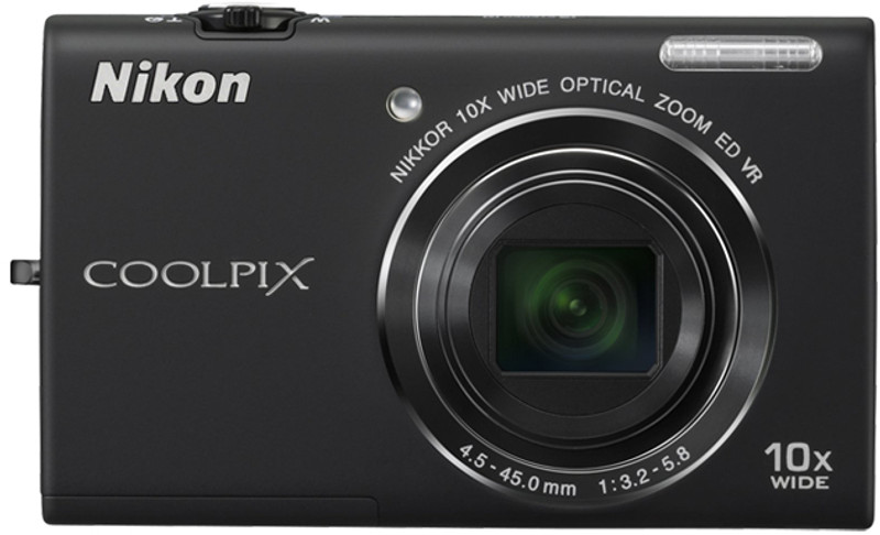 Nikon S6200 Point & Shoot Camera(Black)
