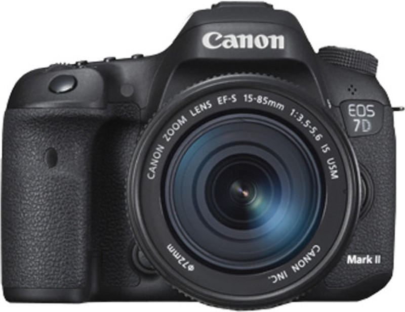 Canon EOS 7D Mark II (Kit II Body with EF-S15 - 85 mm f3.5-5.6 IS USM) DSLR Camera(Black)
