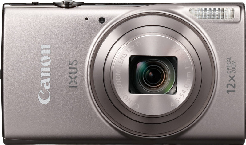 Canon IXUS 285 HS(20.2 MP, 12x Optical Zoom, 4X Digital Zoom, Silver)