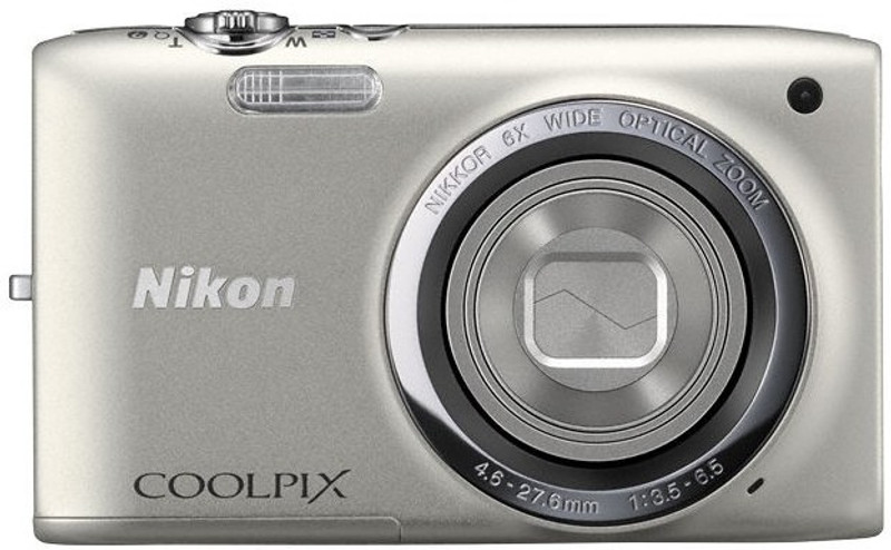 Nikon S2700 Point & Shoot Camera(Silver)