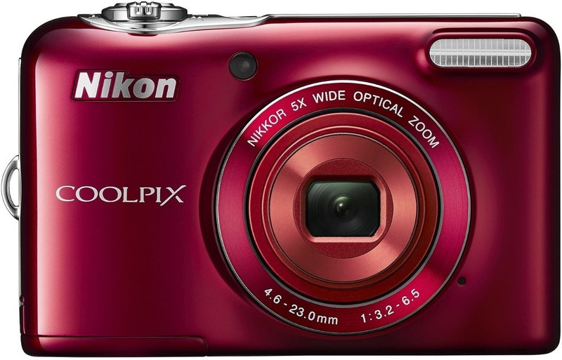 Nikon L30 Point & Shoot Camera(Red)