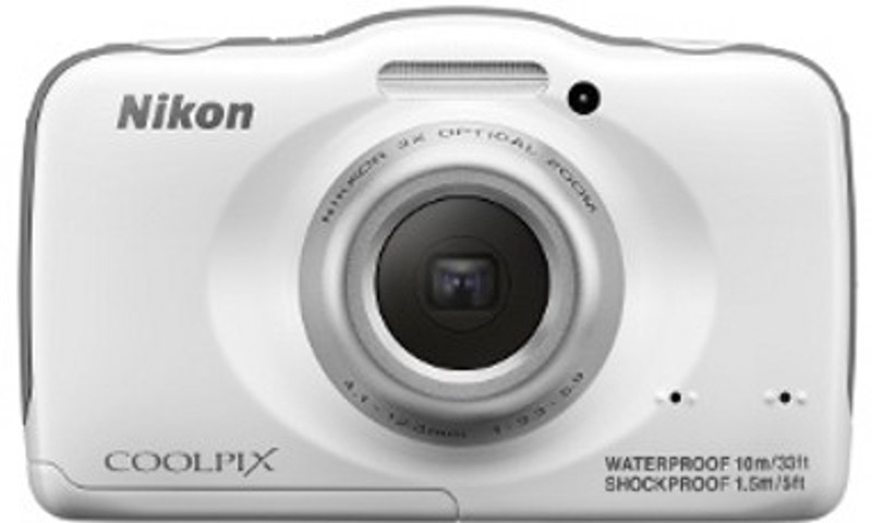Nikon S32 Point & Shoot Camera(White)