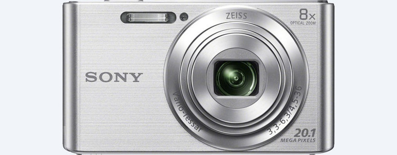 Sony Cyber-shot DSC-W830(20.1 MP, 8 Optical Zoom, 32x Digital Zoom, Silver)