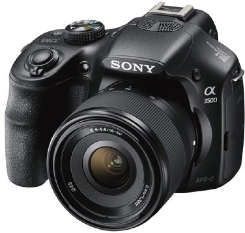 Sony ILCE-3500J with SEL1850 Lens Mirrorless Camera(Black)