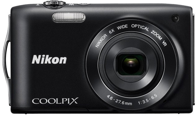 Nikon S3300 Point & Shoot Camera(Black)