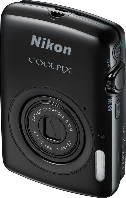 Nikon S01 Point & Shoot Camera(Black)