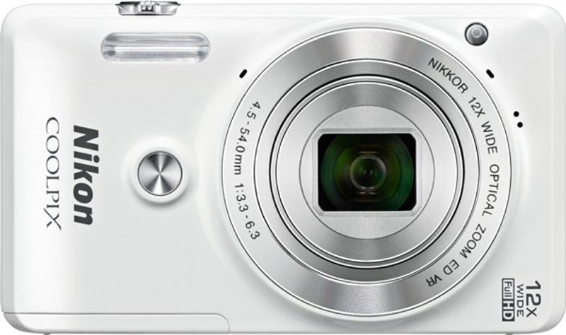 Nikon S6900 Point & Shoot Camera(White)