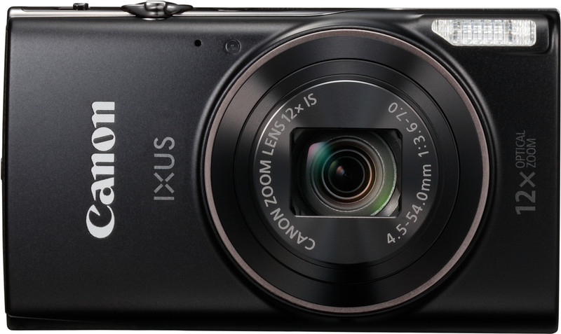 Canon IXUS 285 HS(20.2 MP, 12x Optical Zoom, 4X Digital Zoom, Black)