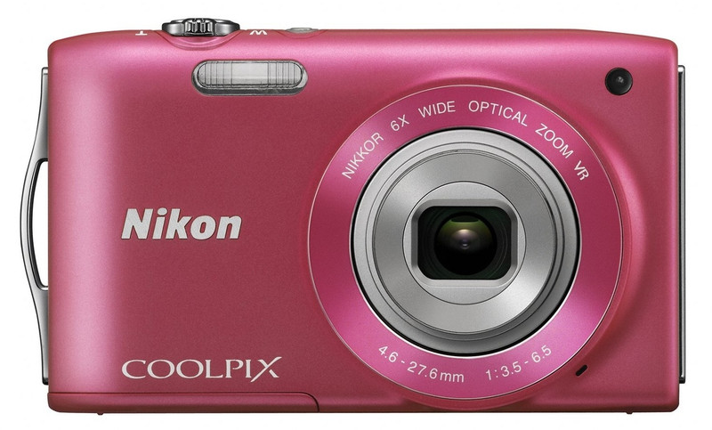 Nikon S3300 Point & Shoot Camera(Pink)
