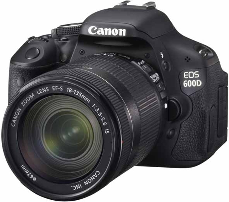 Canon EOS 600D (Body with EF-S 18-135 mm IS II Lens) DSLR Camera (Body only)(Black)